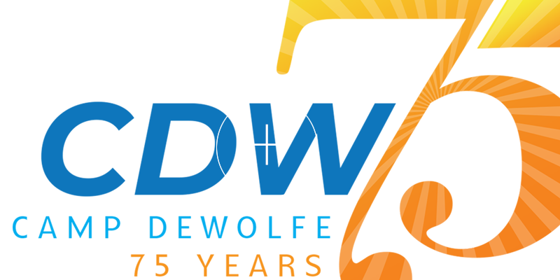 Camp DeWolfe 75th Anniversary Logo