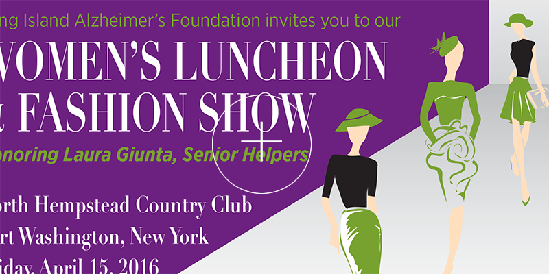 Long Island Alzheimer's Foundation Women's Luncheon & Fashion Show Invitation