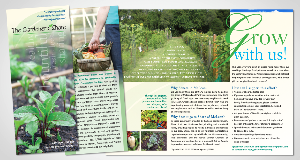 The Gardeners' Share Identity Brochure