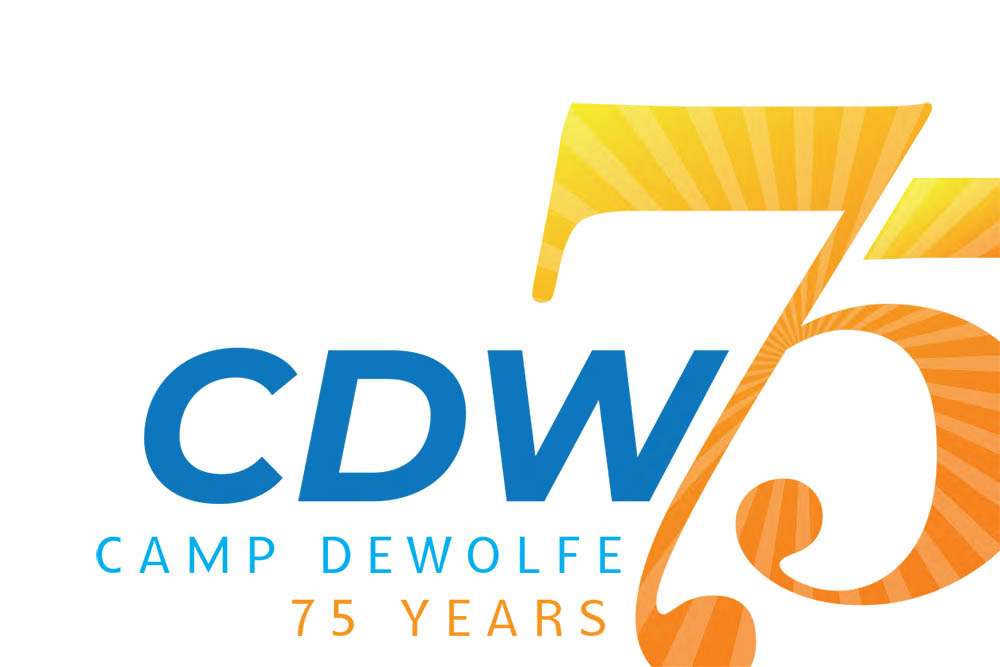 Camp DeWolfe 75th Anniversary Logo