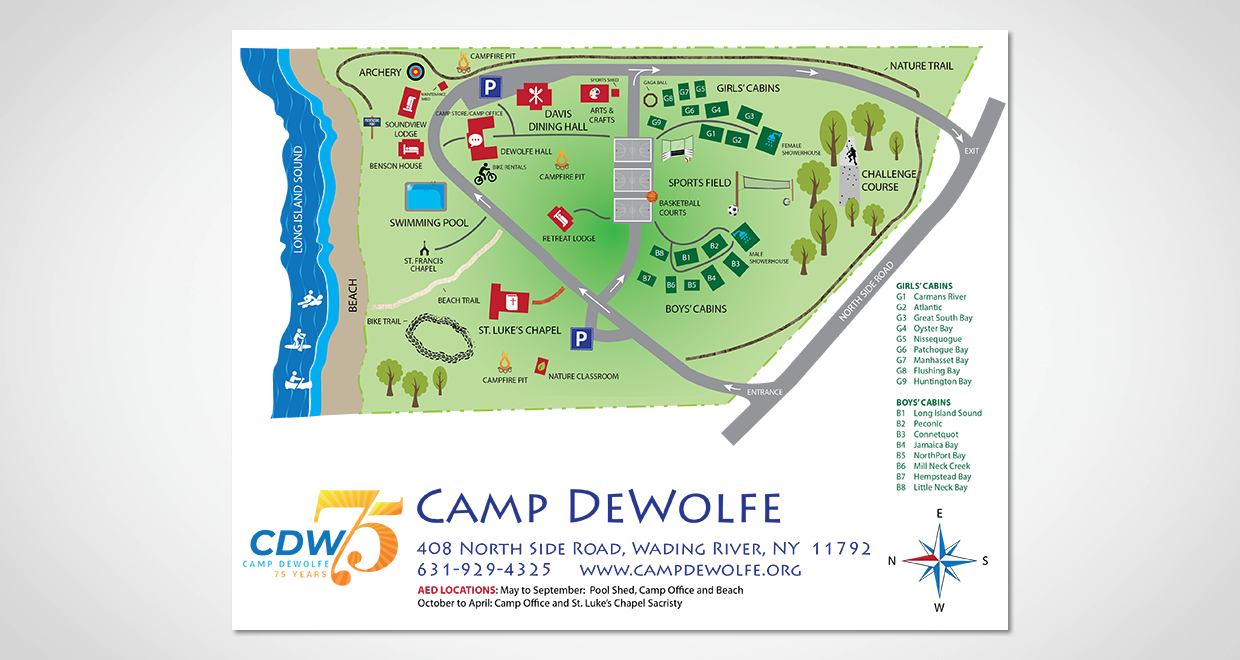Camp DeWolfe Map