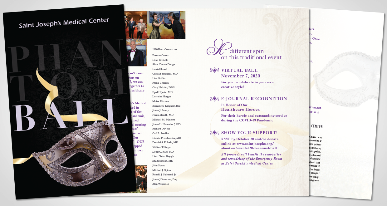Saint Joseph's Medical Center Annual Ball Invitation