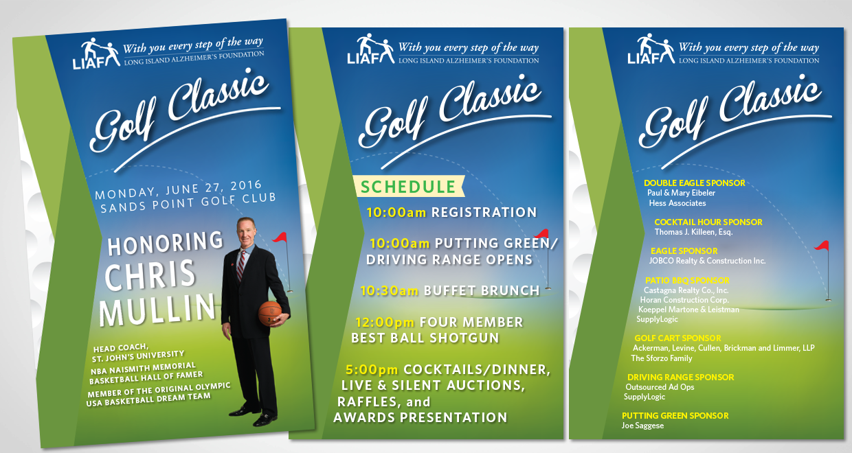 Long Island Alzheimer's Foundation Annual Golf Classic Signage