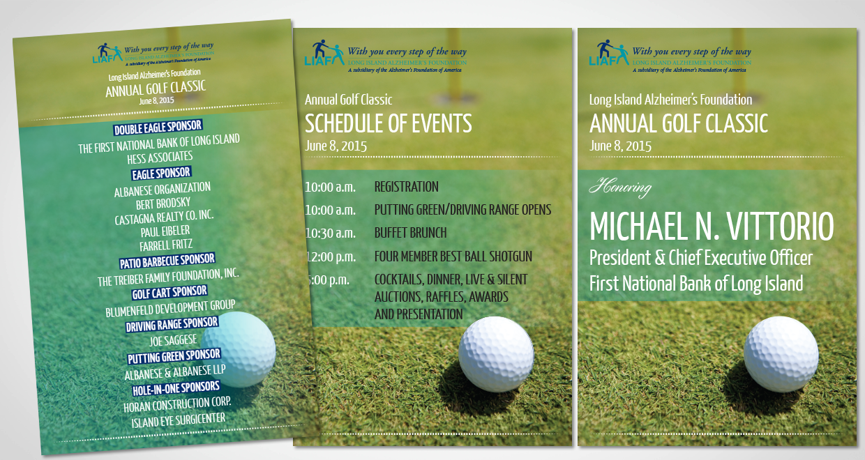 Long Island Alzheimer's Foundation Annual Golf Classic Signage