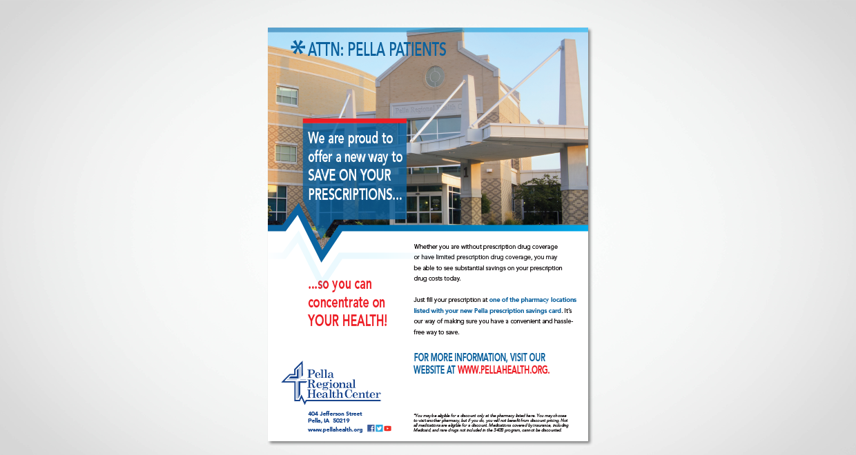 Pella Regional Health Flyer