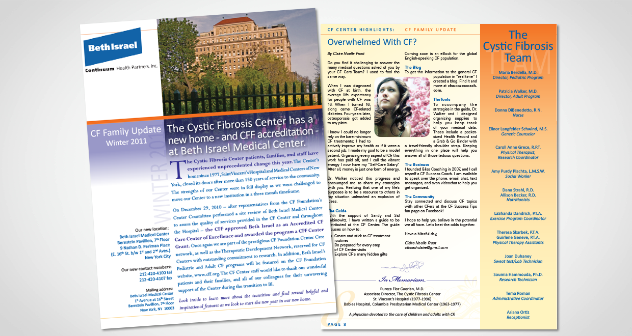 Cystic Fibrosis Center Newsletter